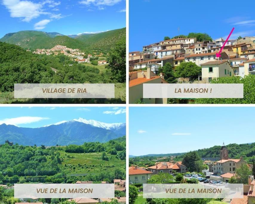 Maison 4 Pers Avec Jardin Au Pied Des Montagnes Риа Экстерьер фото